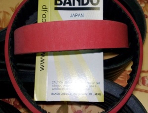Dây curoa Bando răng đắp cao su đỏ