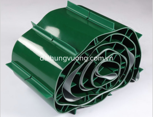 Băng tải PVC gắn gờ vách ngăn