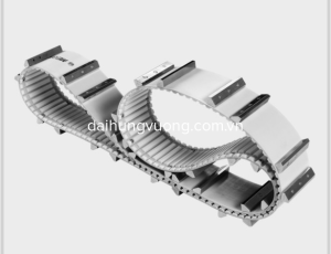Dây curoa PU gắn vách ngăn thép không gỉ