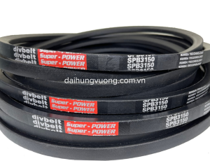 Dây curoa bọc vải bố SPB3150 hiệu divbelt