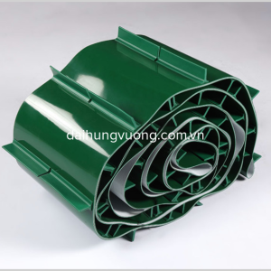 Băng tải PVC gắn gờ vách ngăn