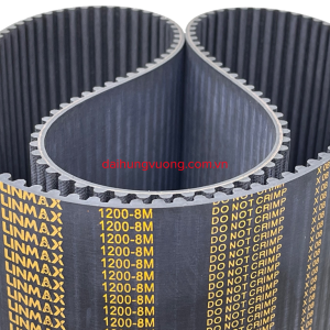 Dây curoa răng đồng bộ 1200 8M hiệu Linmax