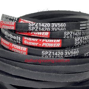 Dây curoa bọc vải bố SPZ1420/3V560 hiệu divbelt