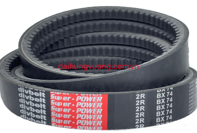 DÂY CUROA RĂNG ĐÔI 2R-BX 74 DIVBELT